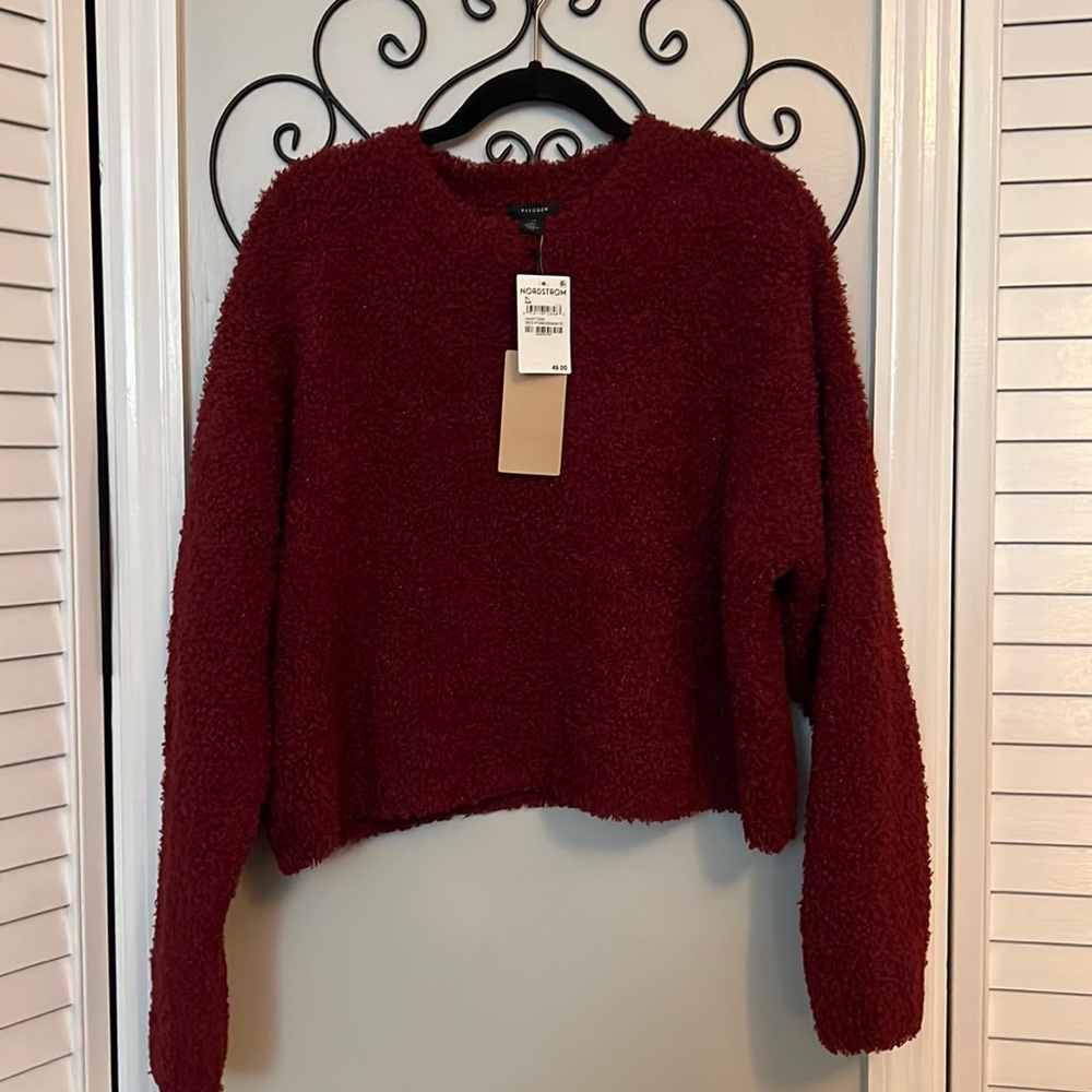 Halogen XL Crop Sweater.